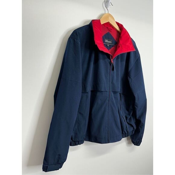 Port Authority Jacket Mens Large Dark Navy Blue/Red Legacy - Picture 3 of 8